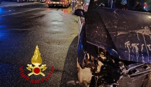 Scontro frontale a Posada