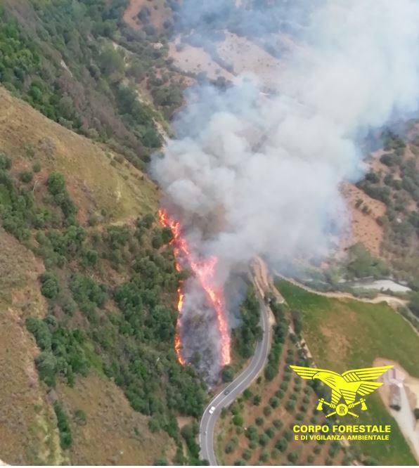 Incendio a Jerzu