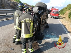 Violento incidente sulla strada per Ottana, ci sono feriti