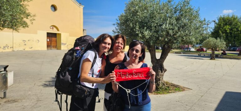 Rosalba Castelli incontra i familiari di Mirko Farci aTortoli